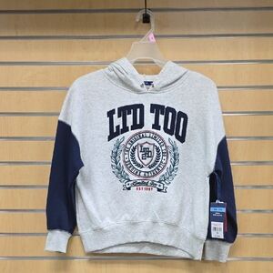 Limited Too Gray and Navy Hoodie